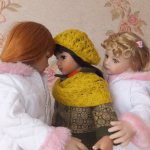 Примерки, ссоры, обижалки, а потом и примирялки. Мару, Саванна и Джейми - куклы Maru and friends