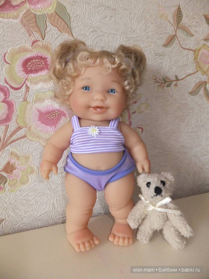 Люся с мишкой