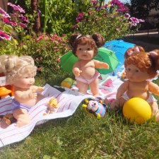 Летний солнечный денёк и куклы Berenguer