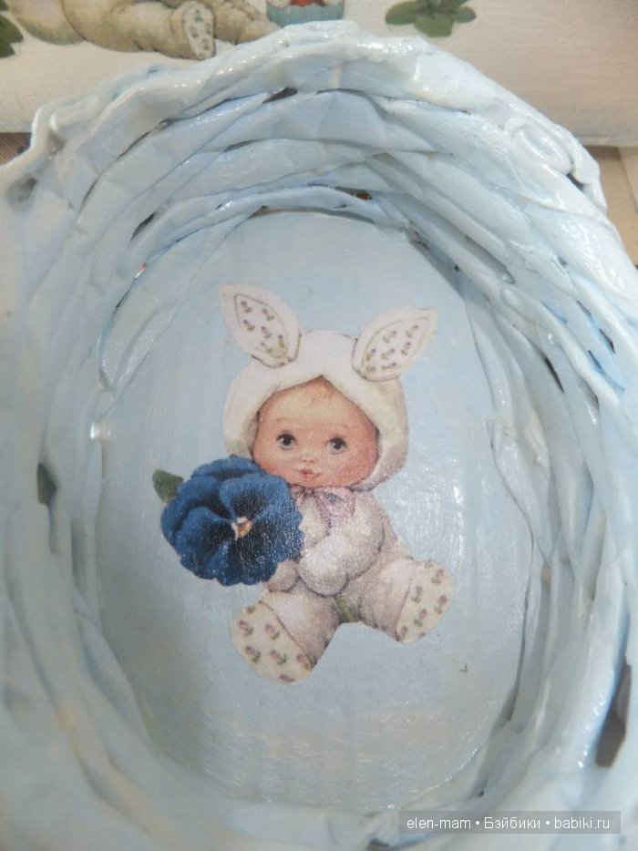 Корзиночка с зайчиком