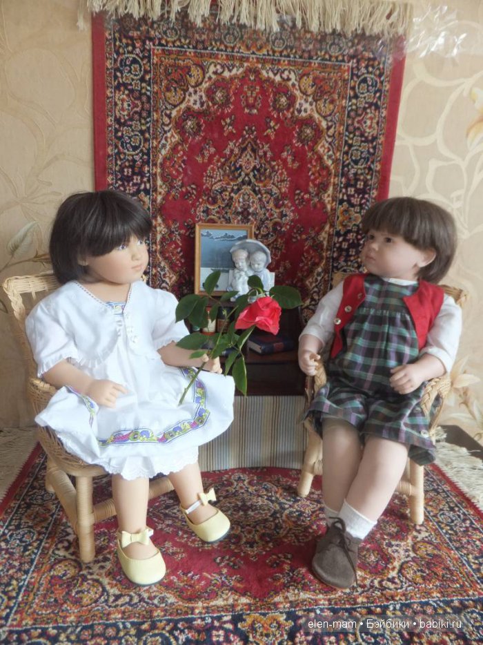 Роза в руках у Стеллы)