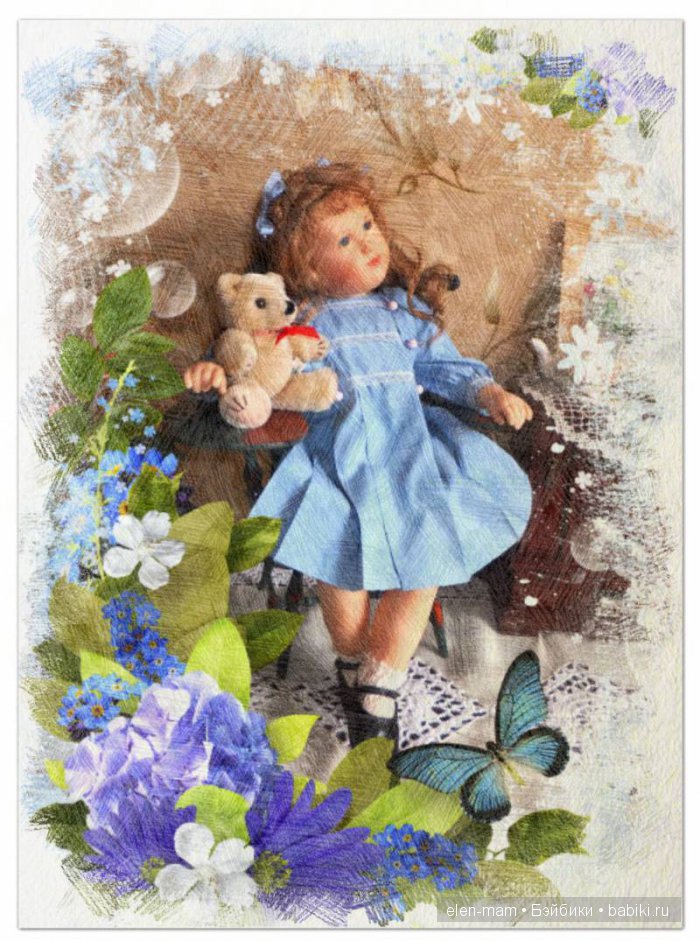 Чудеса случаются даже тогда, когда вы их не ждёте. Коллекционная кукла Мона от Сабины Эш, Sabine Esche (фото 2)