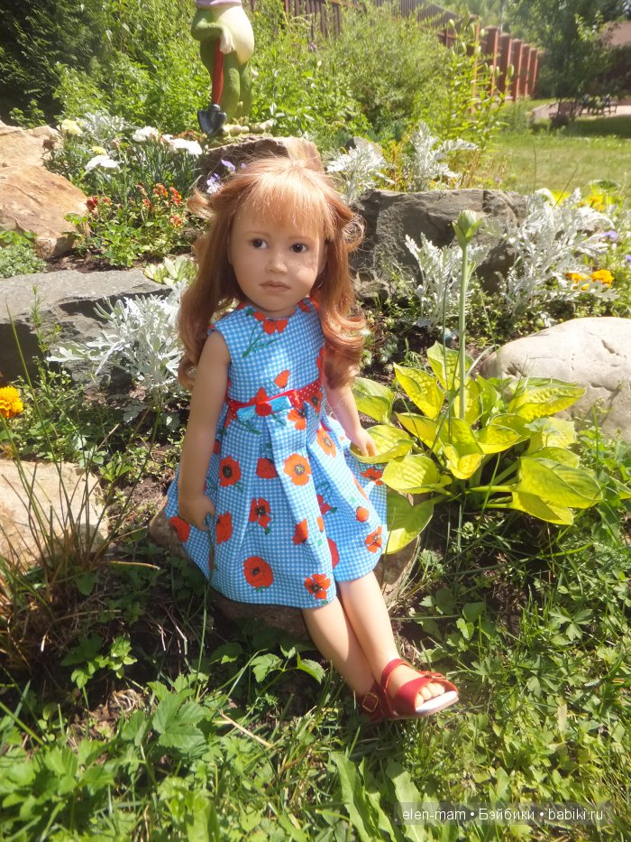 Паула и летний день. Кукла Paula by Heidi Pluszcok (фото 8)