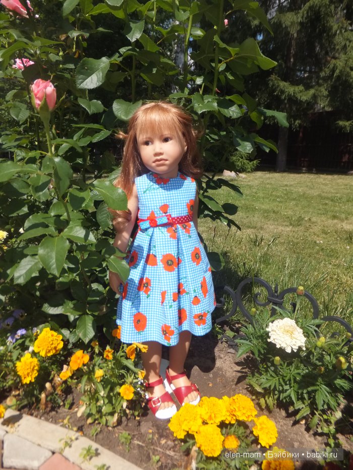 Паула и летний день. Кукла Paula by Heidi Pluszcok (фото 5)