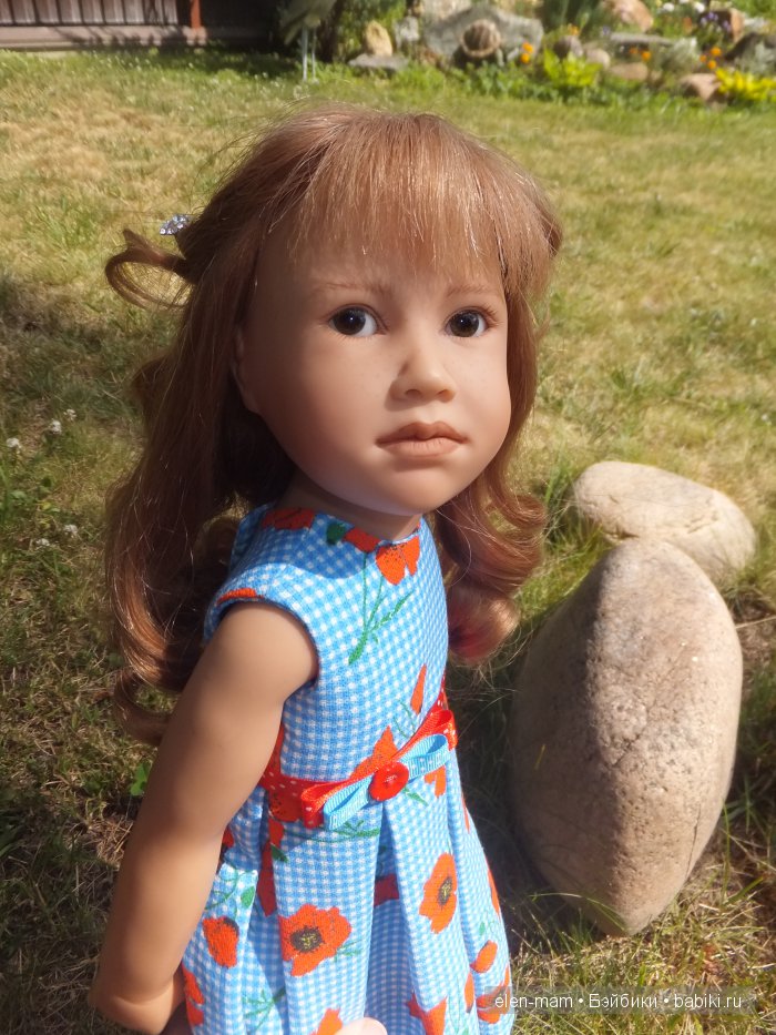 Паула и летний день. Кукла Paula by Heidi Pluszcok (фото 7)