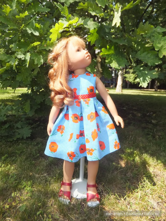 Паула и летний день. Кукла Paula by Heidi Pluszcok (фото 6)