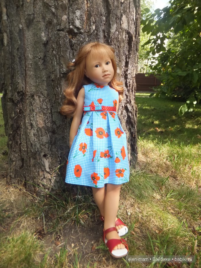 Паула и летний день. Кукла Paula by Heidi Pluszcok