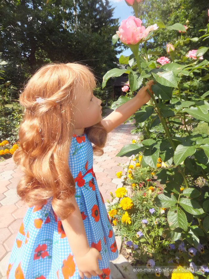 Паула и летний день. Кукла Paula by Heidi Pluszcok (фото 4)