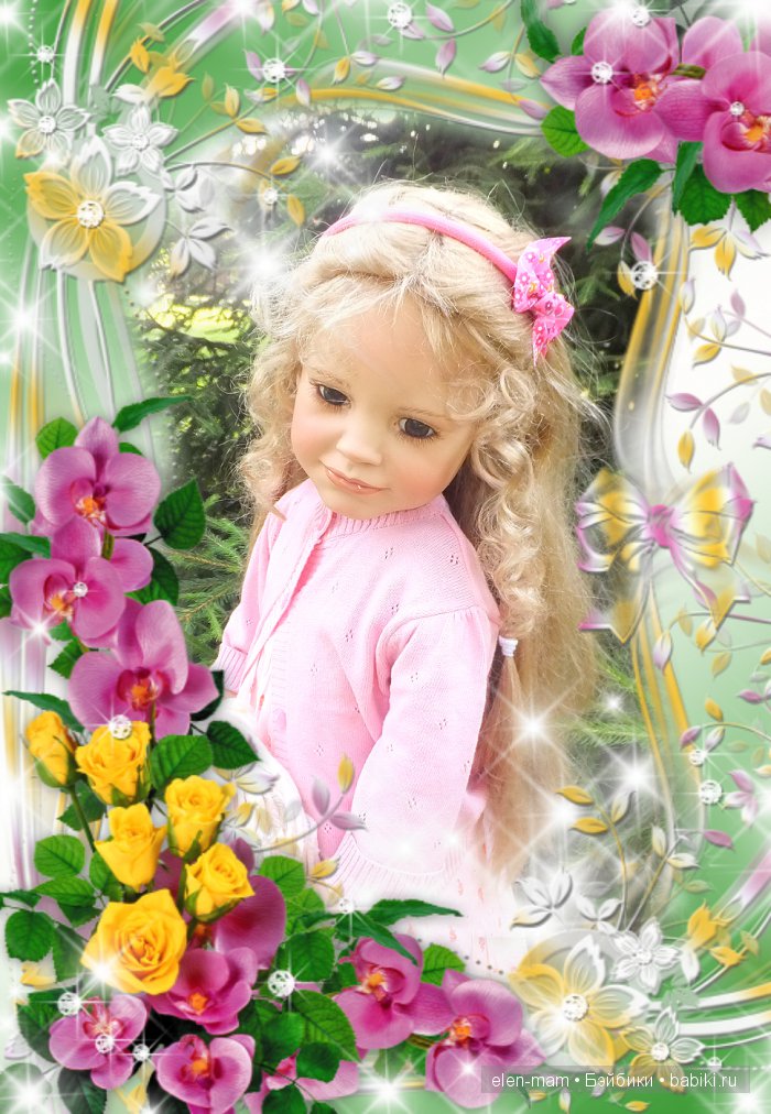 Рамка с яркими цветами