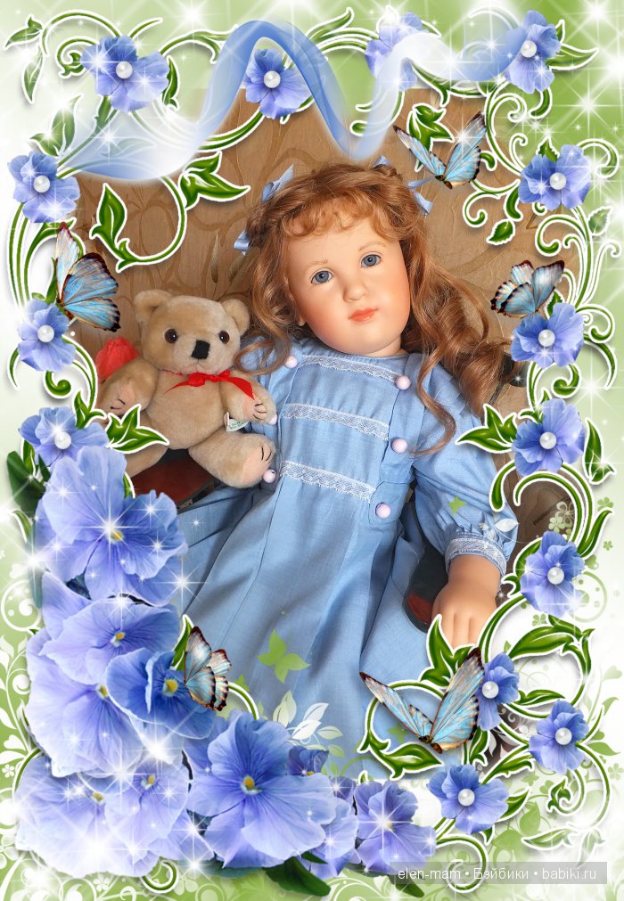 Рамка 2, Мона в голубом