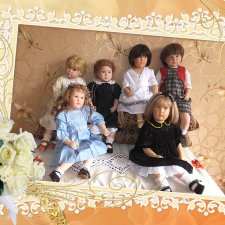 Милые-милые "дети". Моя компания кукол от автора Сабина Эш