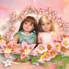 Тинка и Алина. Часть 2-я. ПрЫнцессы или обычные деФчонки?... Куклы Kidz 'n' Cats