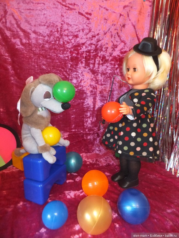 Эра - Восходящая Звезда Цирка и её очаровательные питомцы! Кукла ГДР (фото 7)