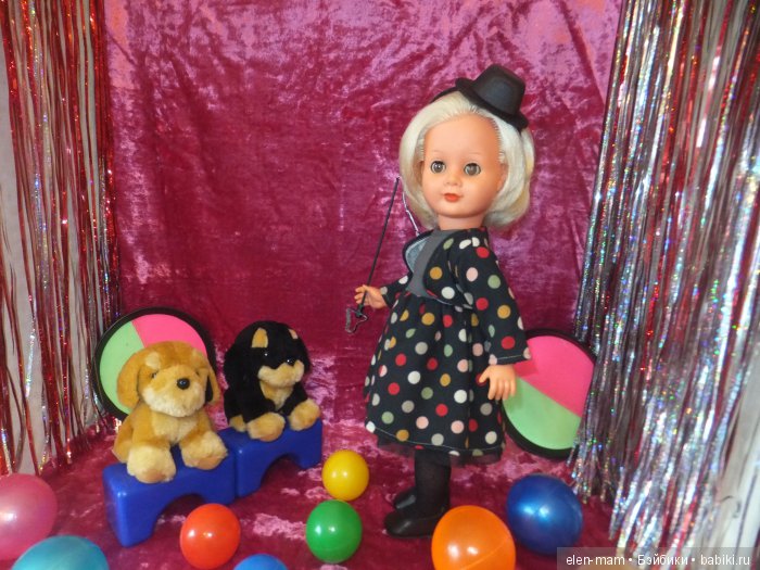 Эра - Восходящая Звезда Цирка и её очаровательные питомцы! Кукла ГДР (фото 5)