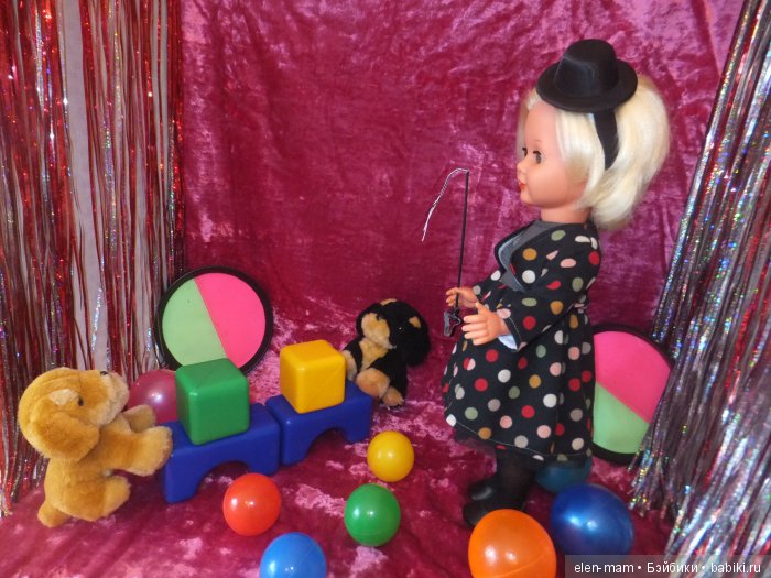 Эра - Восходящая Звезда Цирка и её очаровательные питомцы! Кукла ГДР (фото 6)