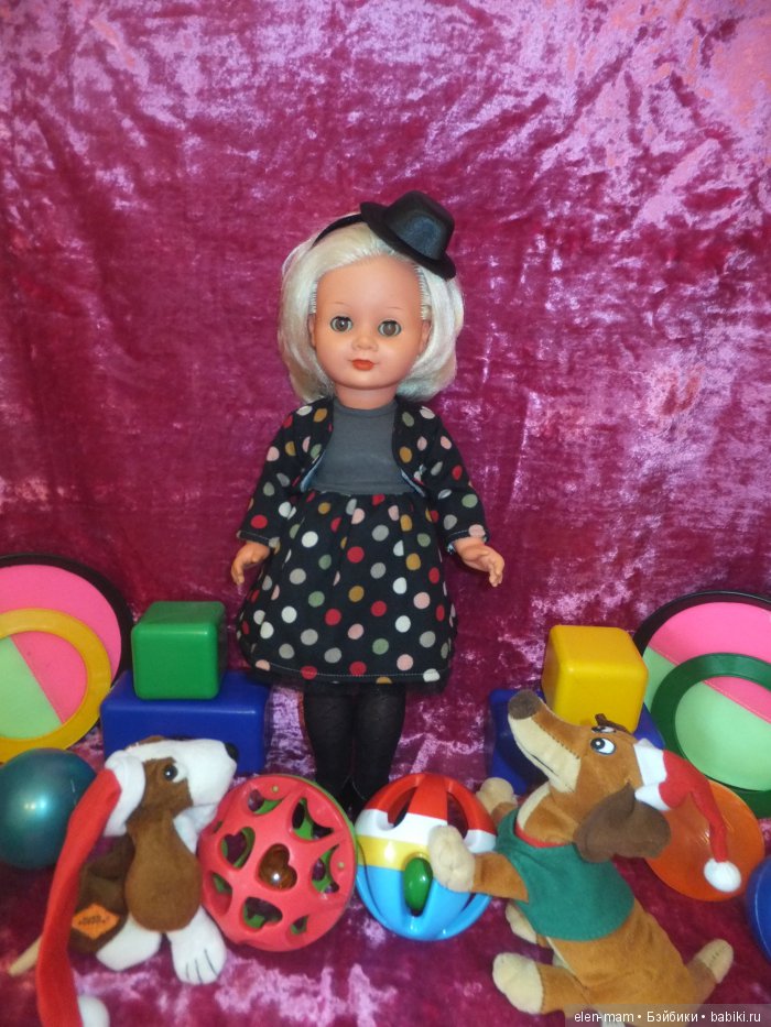 Эра - Восходящая Звезда Цирка и её очаровательные питомцы! Кукла ГДР