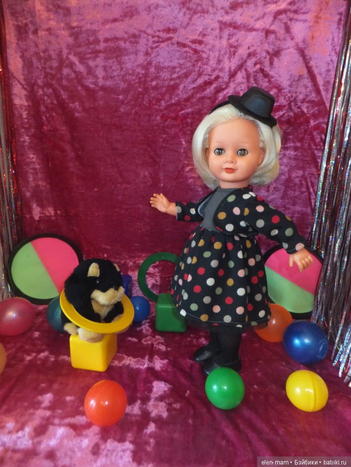 Эра - Восходящая Звезда Цирка и её очаровательные питомцы! Кукла ГДР (фото 10)