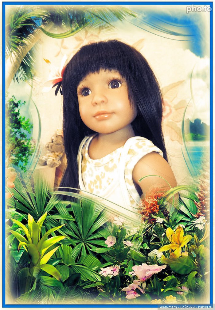 Гавайская девочка. Кукла Kidz 'n' Cats
