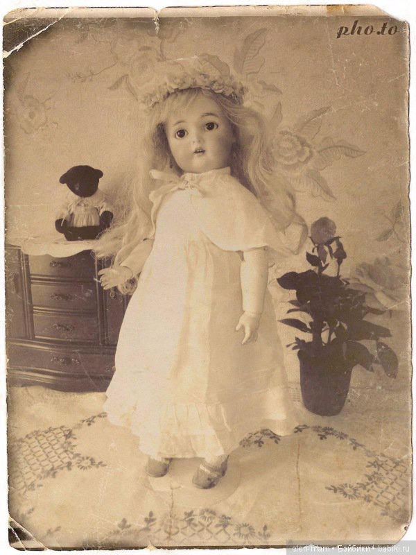 Варенька в венке, фото ретро