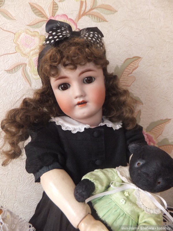 Верочка. Антикварная кукла Simon Halbig и Heinrich Handwerck