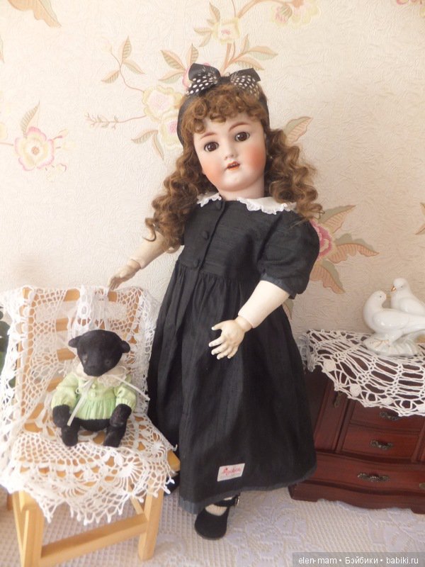 Верочка. Антикварная кукла Simon Halbig и Heinrich Handwerck