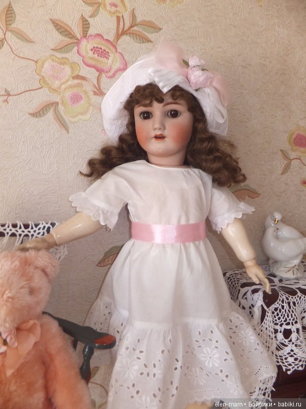 Верочка. Антикварная кукла Simon Halbig и Heinrich Handwerck (фото 2)