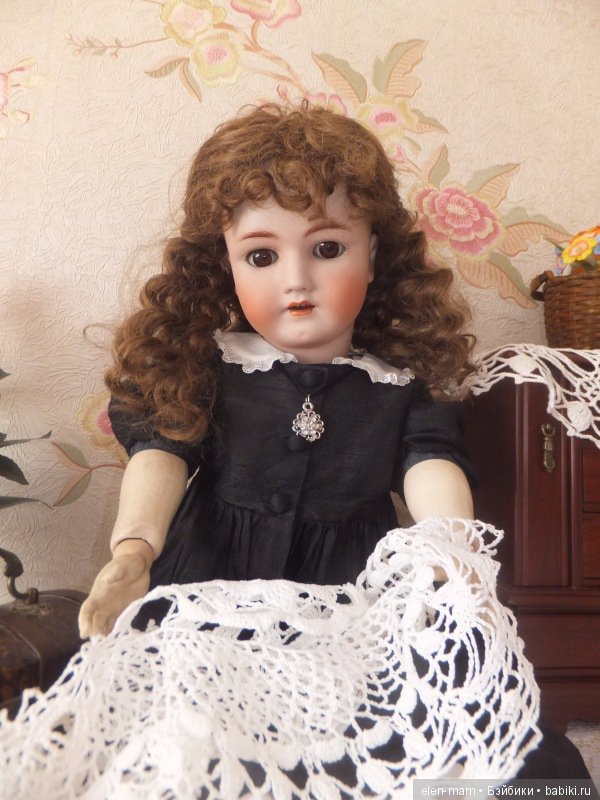 Верочка. Антикварная кукла Simon Halbig и Heinrich Handwerck