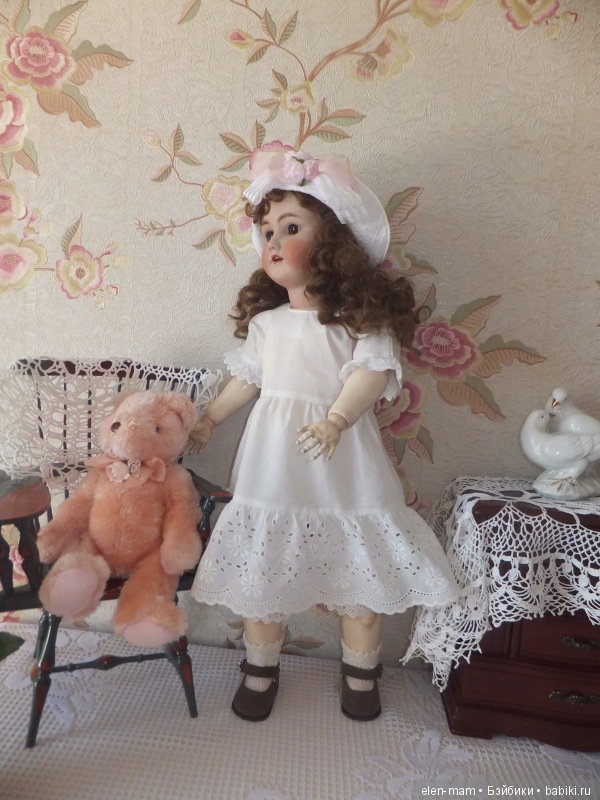 Верочка. Антикварная кукла Simon Halbig и Heinrich Handwerck