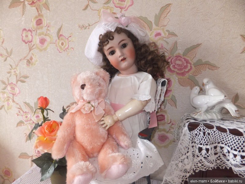 Розовый мишка