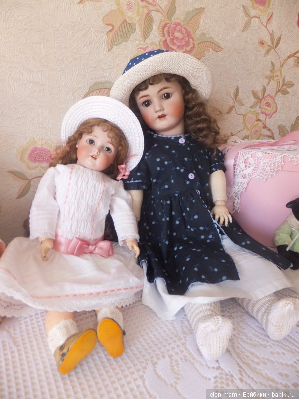 Верочка. Антикварная кукла Simon Halbig и Heinrich Handwerck