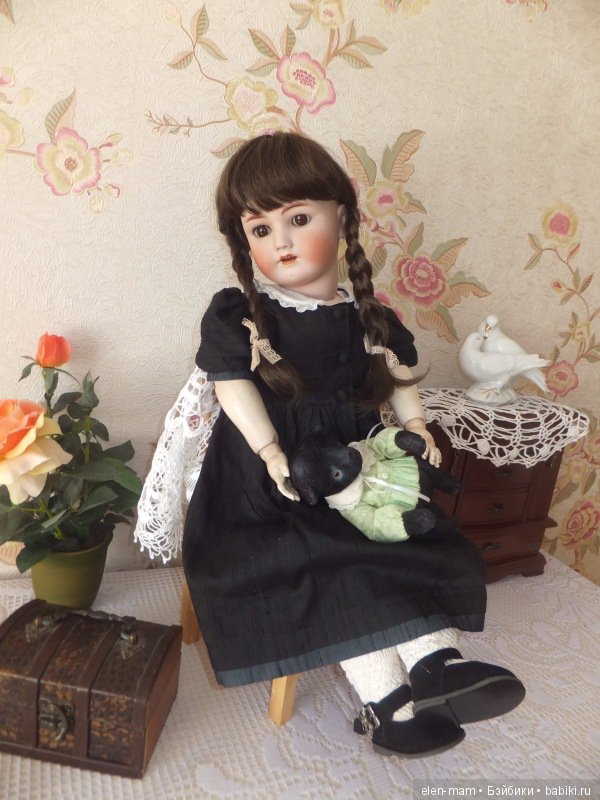 Верочка. Антикварная кукла Simon Halbig и Heinrich Handwerck