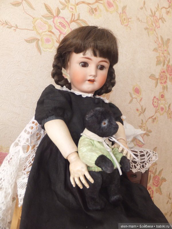 Верочка. Антикварная кукла Simon Halbig и Heinrich Handwerck