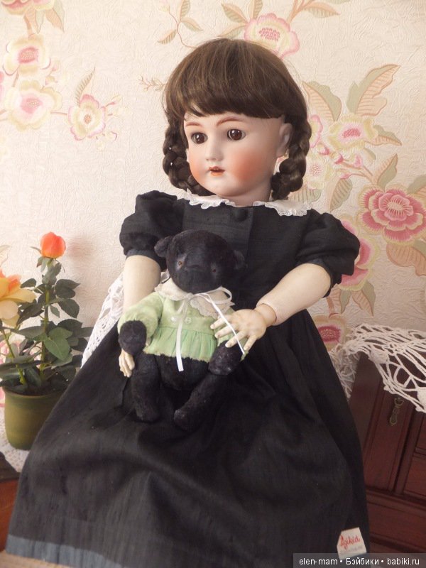 Верочка. Антикварная кукла Simon Halbig и Heinrich Handwerck