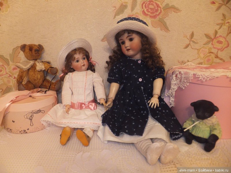 Верочка. Антикварная кукла Simon Halbig и Heinrich Handwerck