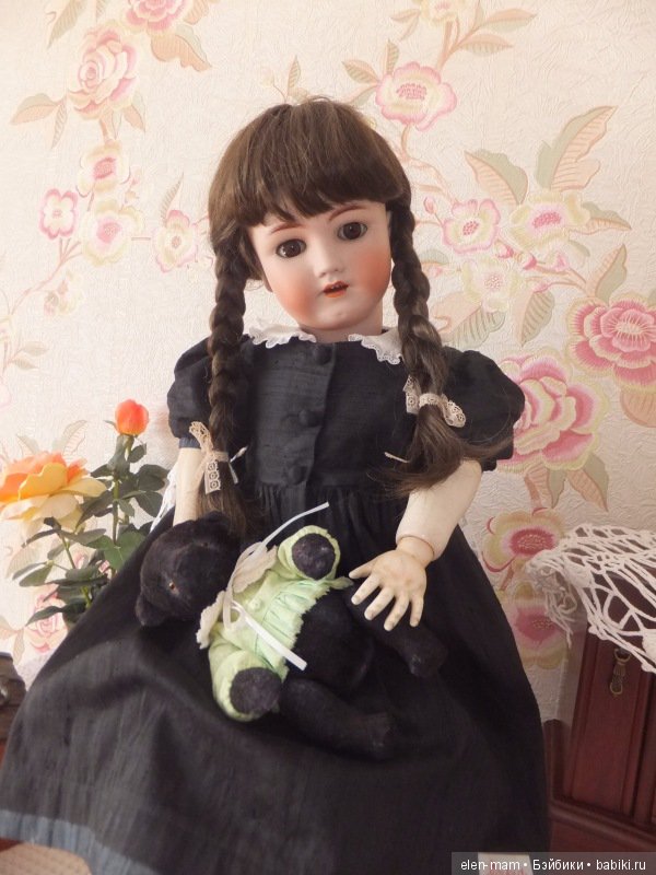 Верочка. Антикварная кукла Simon Halbig и Heinrich Handwerck