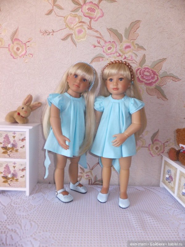 Голубые платья 5