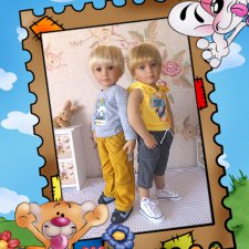 Блондины и блондинки, но без чёрных ботинок. Часть 1-я: Блондины.  Куклы Kidz 'n' Cats