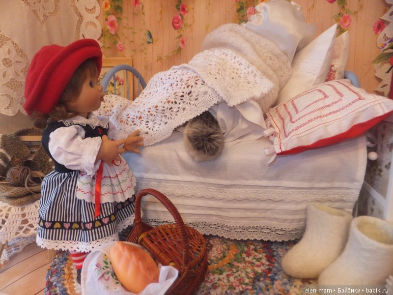 "Девочка в красной шапочке". По мотивам сказки Шарля Перро "Красная Шапочка". Часть 1-я