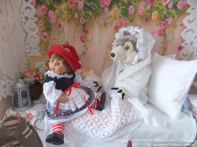 Девочка в красной шапочке. По мотивам сказки Красная Шапочка. Часть 2-я