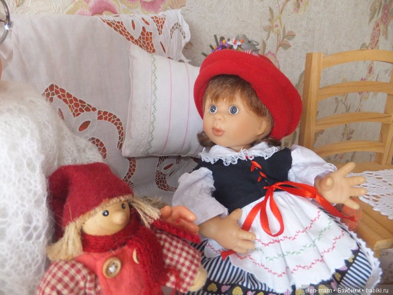 Девочка в красной шапочке. По мотивам сказки Красная Шапочка. Часть 2-я