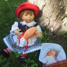 "Девочка в красной шапочке". По мотивам сказки Шарля Перро "Красная Шапочка". Часть 1-я