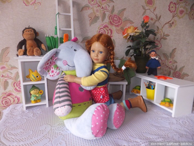 Пеппи, Пеппи, Пеппилотта! Пеппи Длинныйчулок! Кукла Kidz'n'Cats