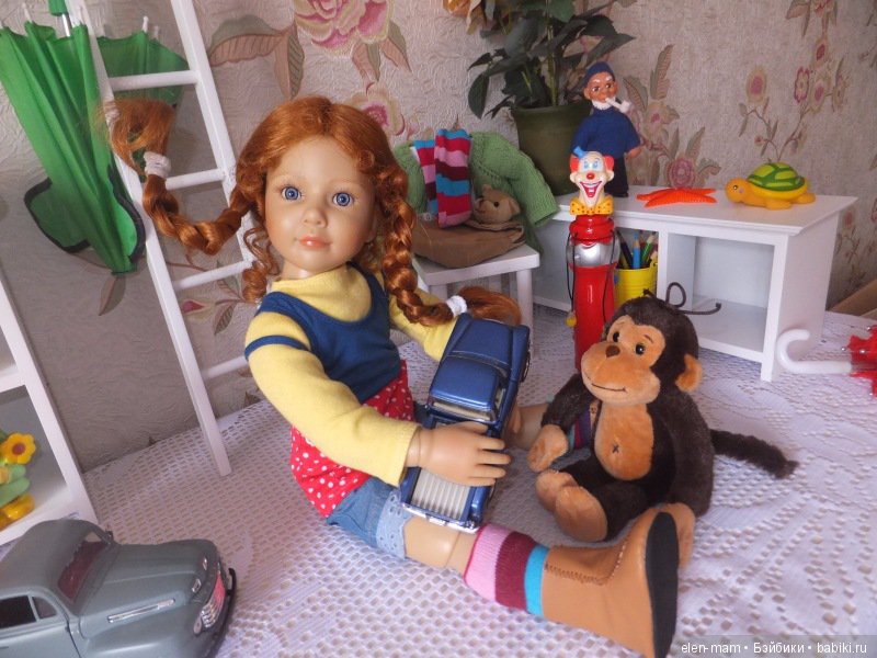 Пеппи, Пеппи, Пеппилотта! Пеппи Длинныйчулок! Кукла Kidz'n'Cats