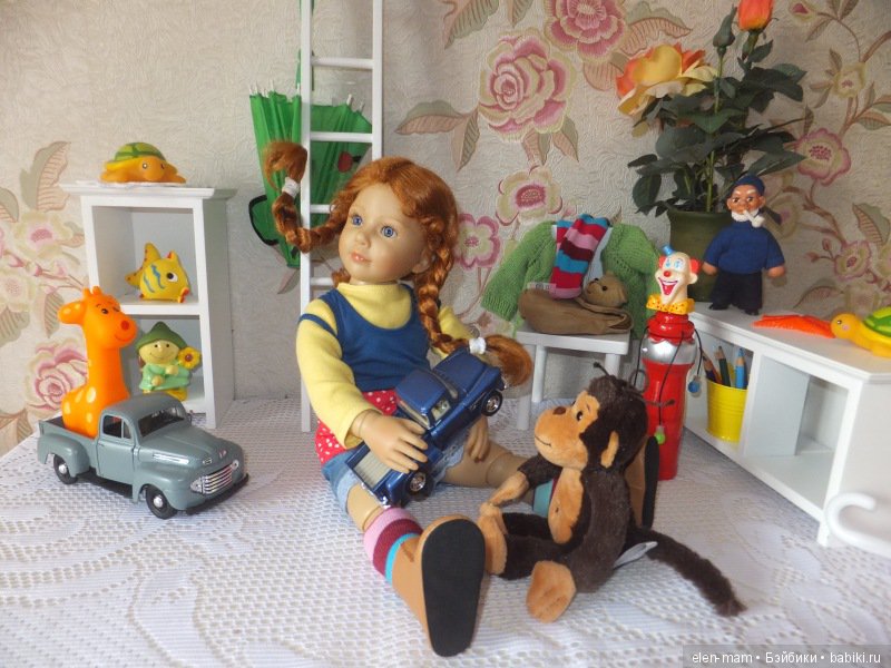 Пеппи, Пеппи, Пеппилотта! Пеппи Длинныйчулок! Кукла Kidz'n'Cats (фото 10)