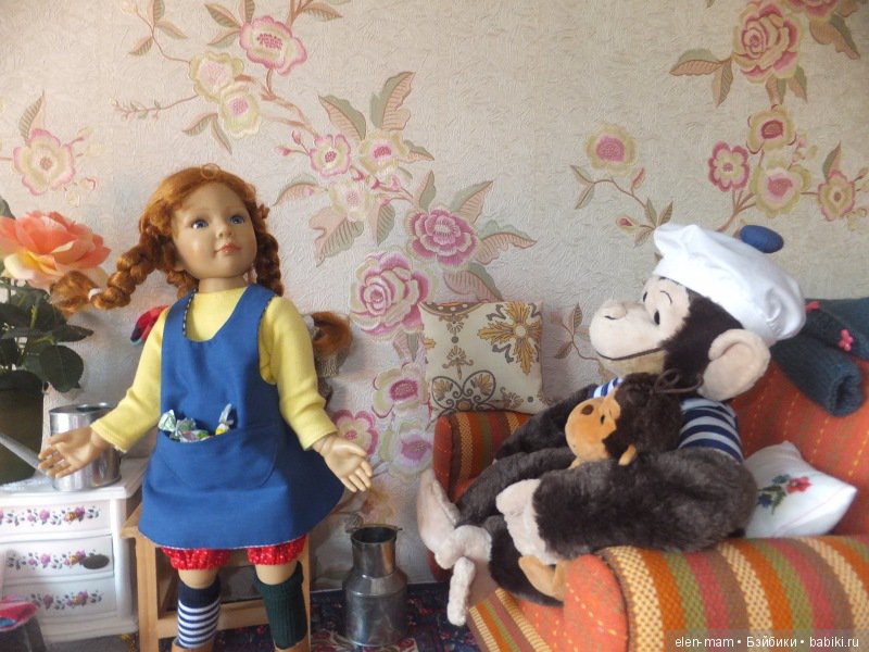 Пеппи Длинный Чулок и её житие-бытие на вилле "Курица". Юлика, кукла Kidz'n'Cats снова в образе (фото 9)