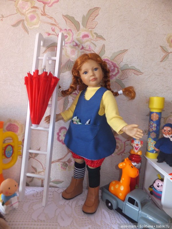 Юлика - кукла Kidz'n'Cats, в образе Пеппи. Чудесный день