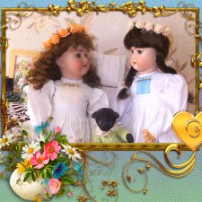 Подружки. Антикварные куклы Simon&Halbig/C.M.Bergmann и Simon&Halbig/Handwerck