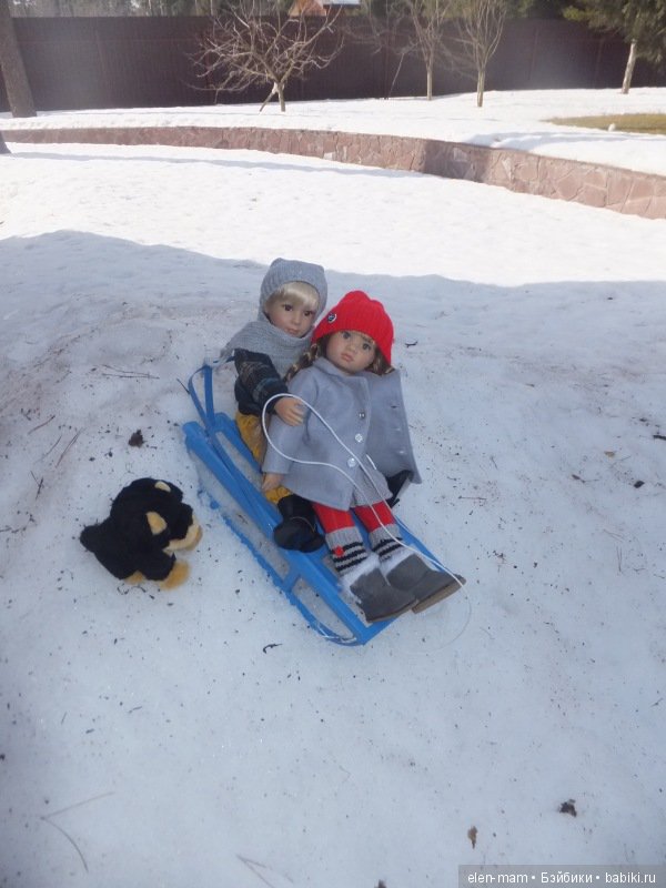 Дети на санках