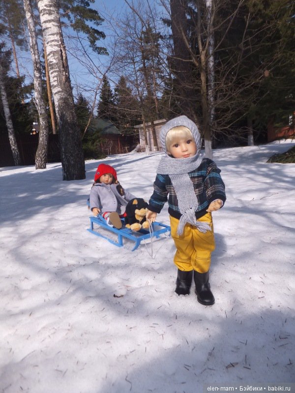 Серёжка катает Оливию 2