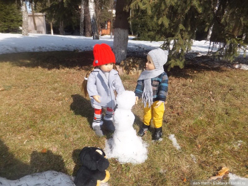 Снеговичок почти готов